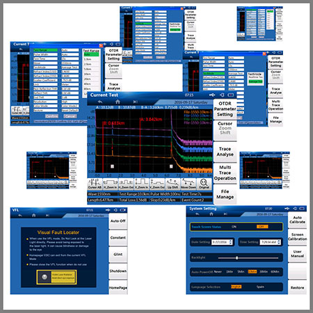 Rich UI design-OTDR--SP-OTDR32F-T1